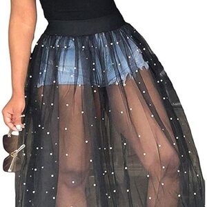 HOTGIRL Women's Maxi Dress Sheer Beach Cover Up